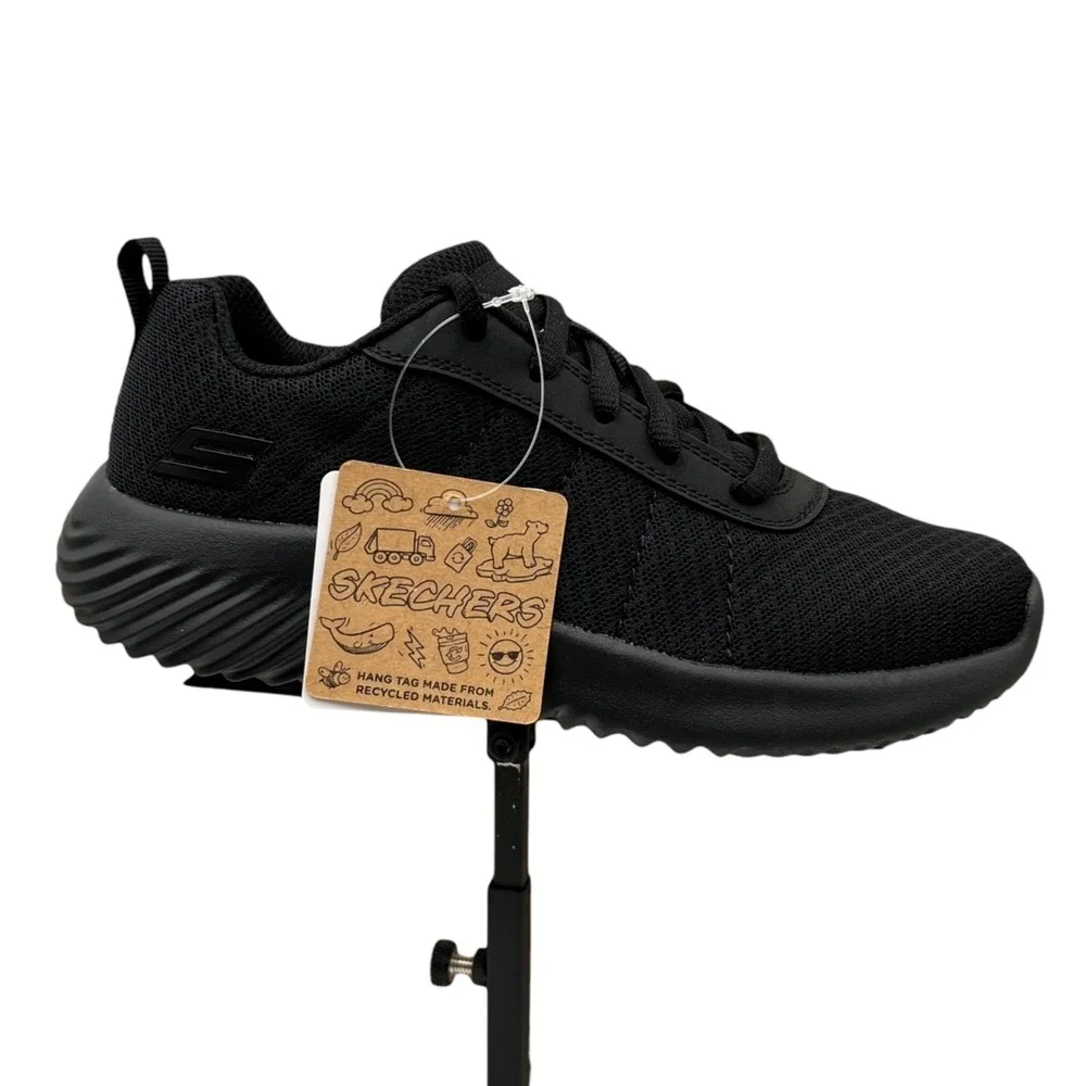 Skechers Bounder Karonik Youth-Big Boys Girls Athletic Sneakers Size‎ 2.5 Black